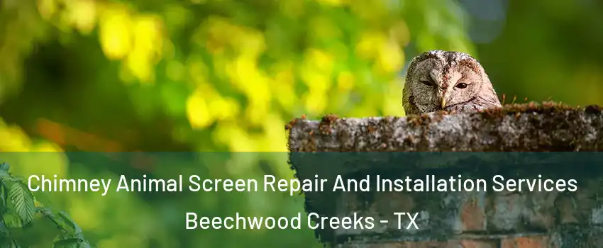 Chimney Animal Screen Repair And Installation Services Beechwood Creeks - TX