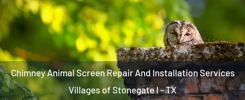 Chimney Animal Screen Repair And Installation Services Villages of Stonegate I - TX