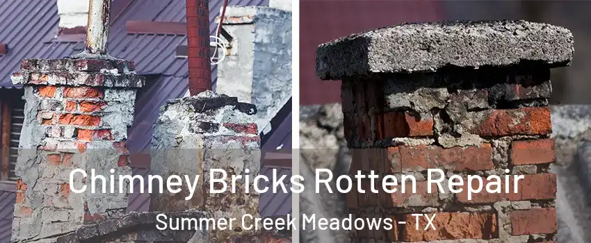 Chimney Bricks Rotten Repair Summer Creek Meadows - TX