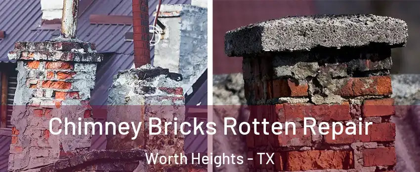 Chimney Bricks Rotten Repair Worth Heights - TX