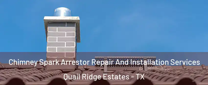 Chimney Spark Arrestor Repair And Installation Services Quail Ridge Estates - TX