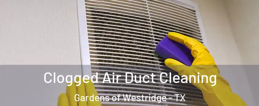 Clogged Air Duct Cleaning Gardens of Westridge - TX