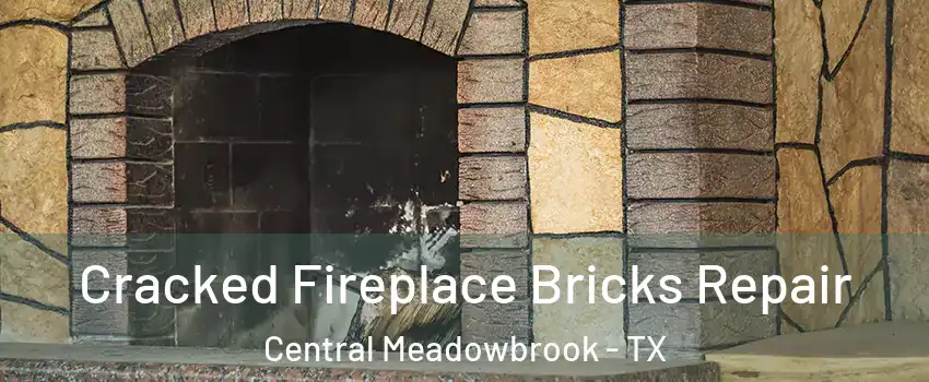 Cracked Fireplace Bricks Repair Central Meadowbrook - TX