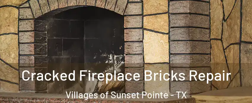 Cracked Fireplace Bricks Repair Villages of Sunset Pointe - TX