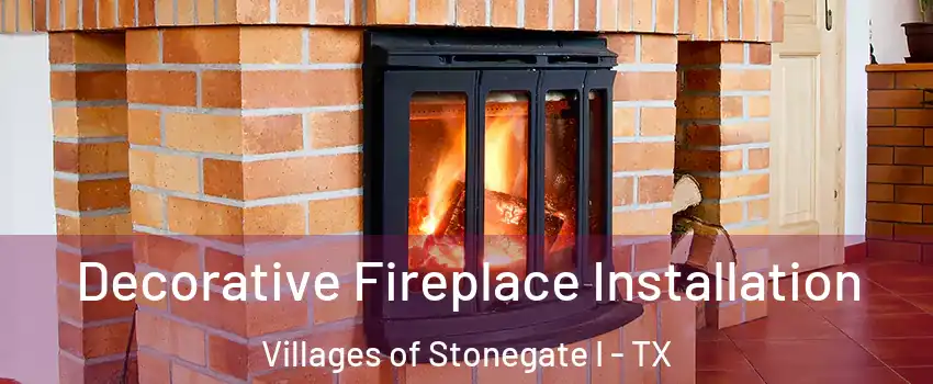 Decorative Fireplace Installation Villages of Stonegate I - TX