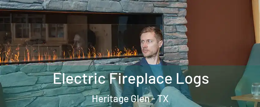 Electric Fireplace Logs Heritage Glen - TX