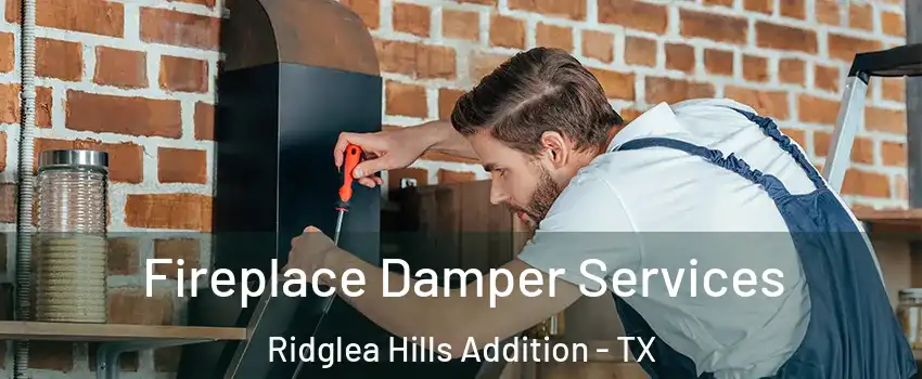 Fireplace Damper Services Ridglea Hills Addition - TX