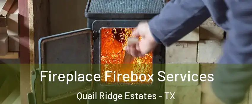 Fireplace Firebox Services Quail Ridge Estates - TX