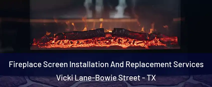 Fireplace Screen Installation And Replacement Services Vicki Lane-Bowie Street - TX