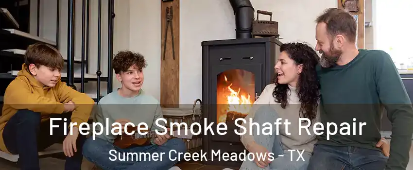 Fireplace Smoke Shaft Repair Summer Creek Meadows - TX