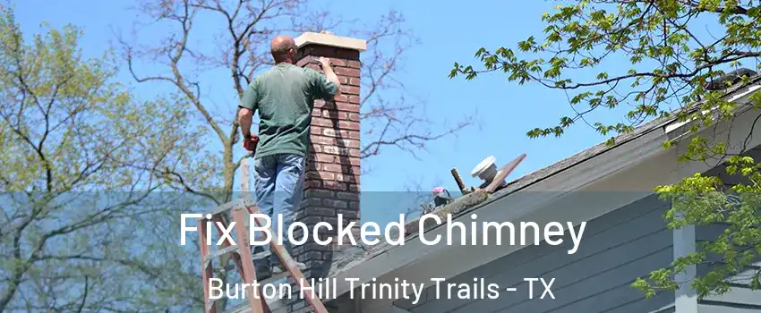 Fix Blocked Chimney Burton Hill Trinity Trails - TX