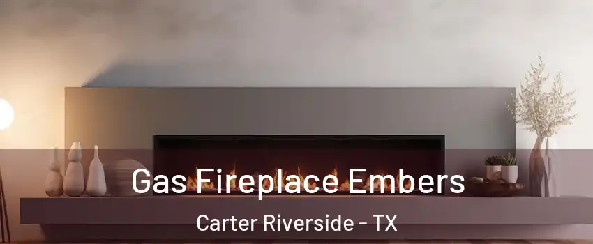 Gas Fireplace Embers Carter Riverside - TX