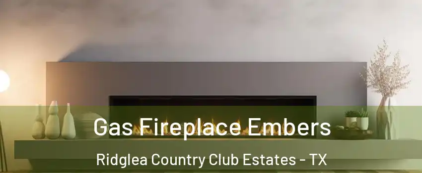 Gas Fireplace Embers Ridglea Country Club Estates - TX