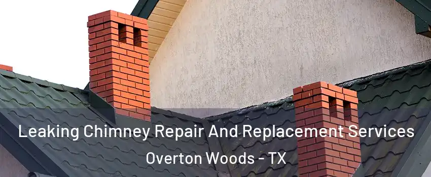 Leaking Chimney Repair And Replacement Services Overton Woods - TX