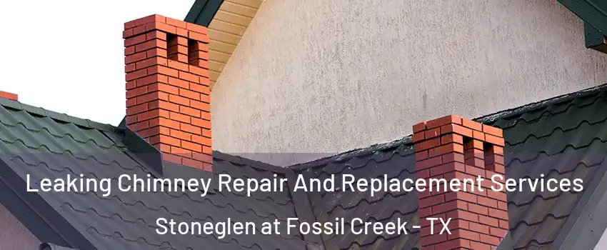 Leaking Chimney Repair And Replacement Services Stoneglen at Fossil Creek - TX