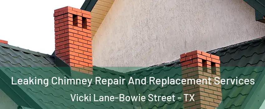 Leaking Chimney Repair And Replacement Services Vicki Lane-Bowie Street - TX