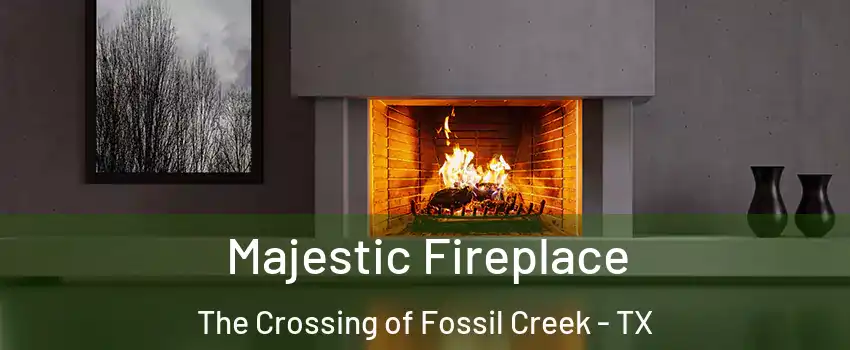 Majestic Fireplace The Crossing of Fossil Creek - TX