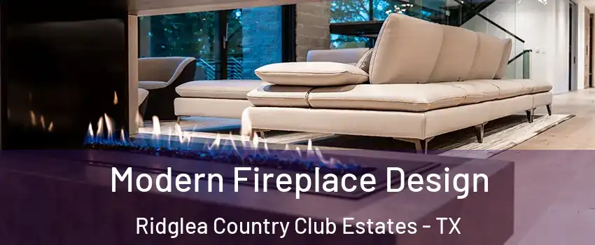 Modern Fireplace Design Ridglea Country Club Estates - TX