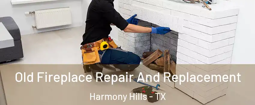 Old Fireplace Repair And Replacement Harmony Hills - TX