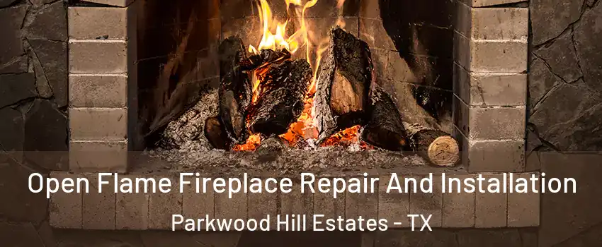 Open Flame Fireplace Repair And Installation Parkwood Hill Estates - TX