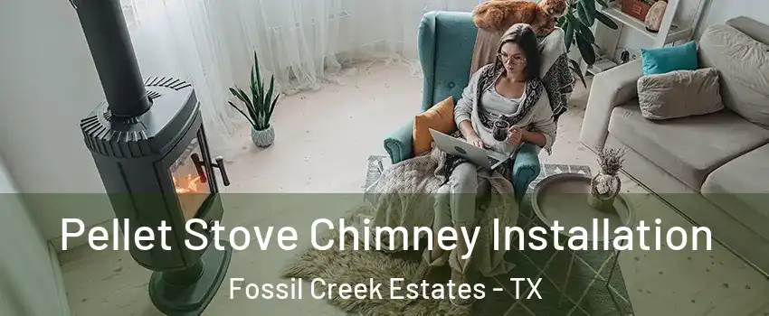 Pellet Stove Chimney Installation Fossil Creek Estates - TX