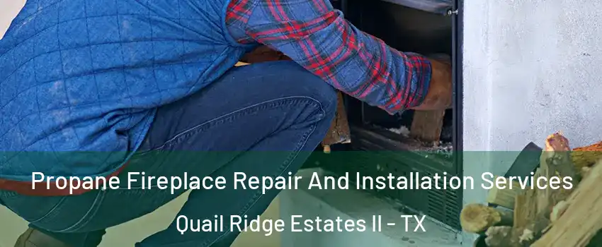 Propane Fireplace Repair And Installation Services Quail Ridge Estates II - TX