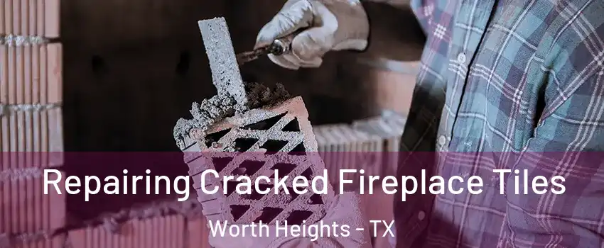 Repairing Cracked Fireplace Tiles Worth Heights - TX