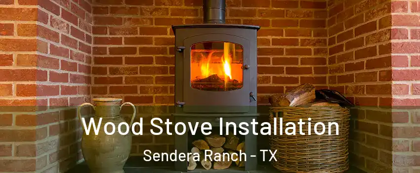 Wood Stove Installation Sendera Ranch - TX